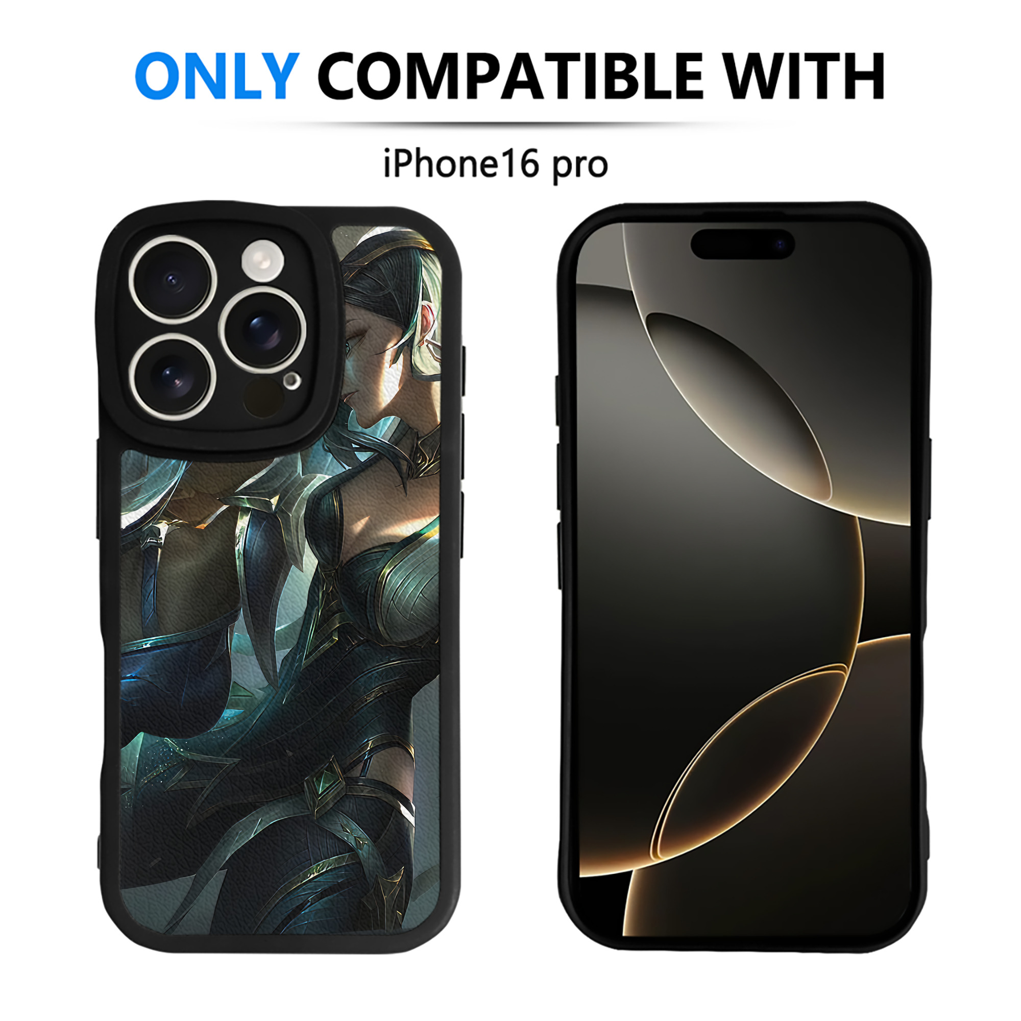 （画像用） リーグ・オブ・レジェンド League of Legends LOL 【iPhone 16シリーズ対応】シリコンスマホケース（レザー調） 材質：シリコン